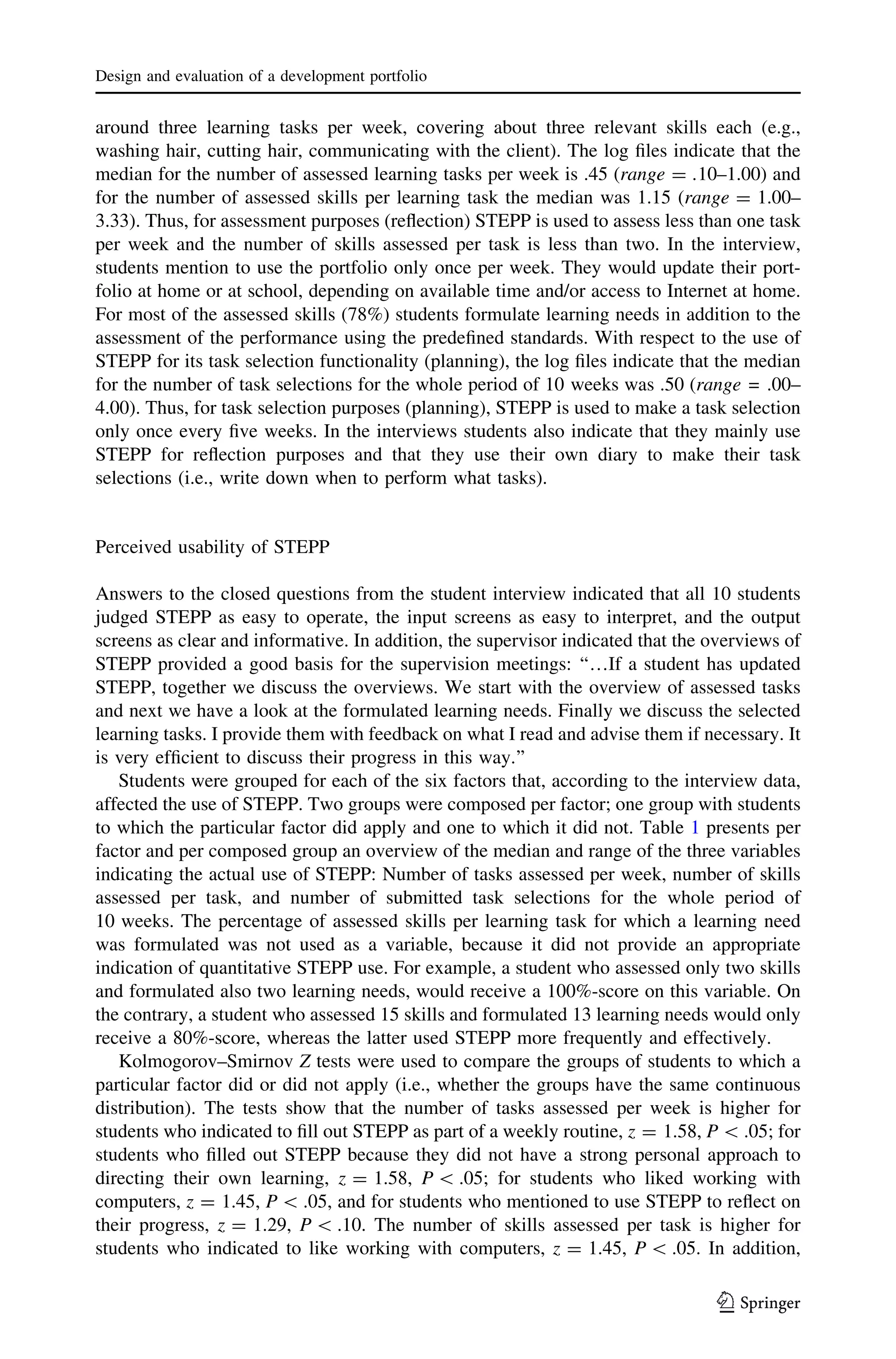 Design And Evaluation Of A Development Portfolio How To Improve ...