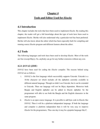 Design And Implementation Of A Bangla Compiler