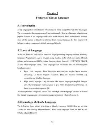 Design And Implementation Of A Bangla Compiler