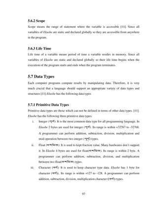 Design And Implementation Of A Bangla Compiler