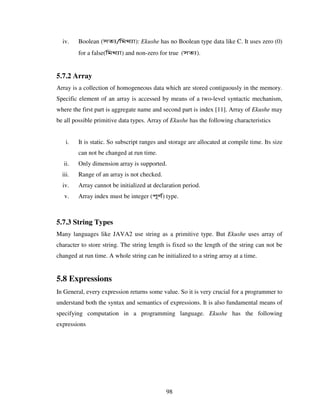 Design And Implementation Of A Bangla Compiler