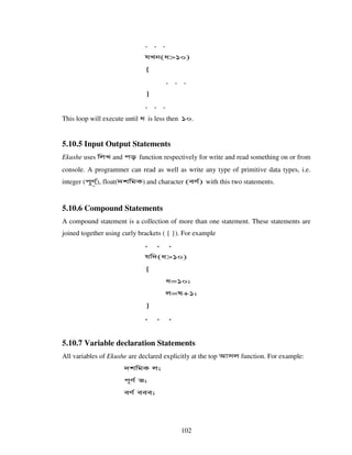 Design And Implementation Of A Bangla Compiler
