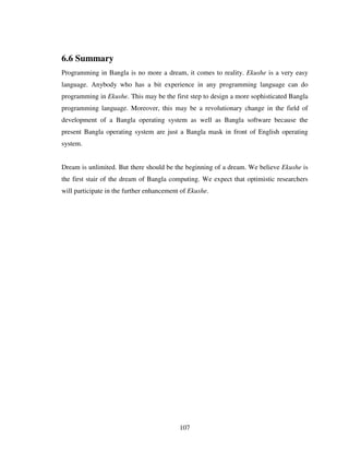 Design And Implementation Of A Bangla Compiler