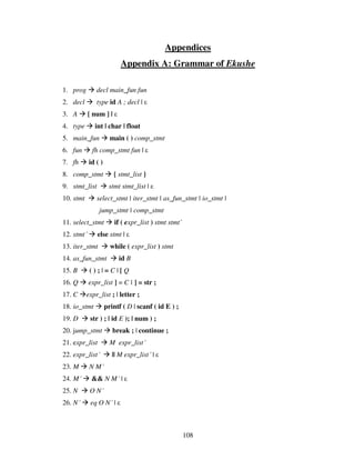 Design And Implementation Of A Bangla Compiler