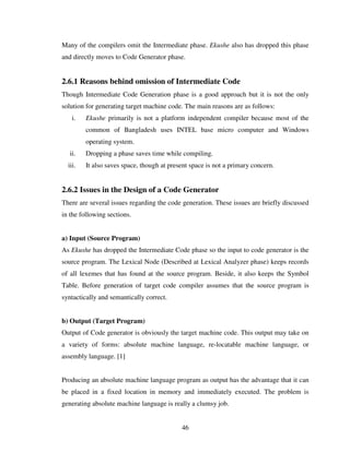 Design And Implementation Of A Bangla Compiler