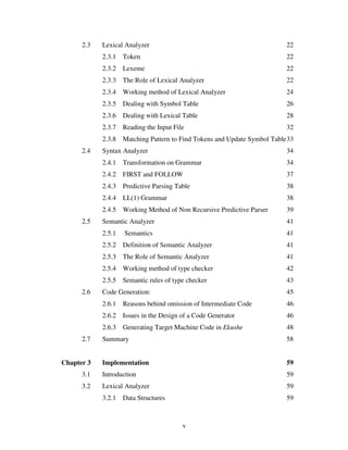 Design And Implementation Of A Bangla Compiler