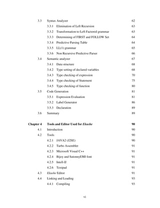 Design And Implementation Of A Bangla Compiler