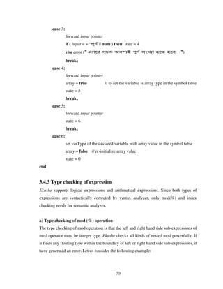 Design And Implementation Of A Bangla Compiler