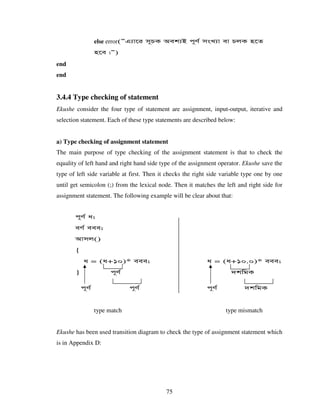 Design And Implementation Of A Bangla Compiler
