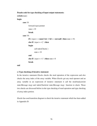 Design And Implementation Of A Bangla Compiler