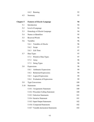 Design And Implementation Of A Bangla Compiler