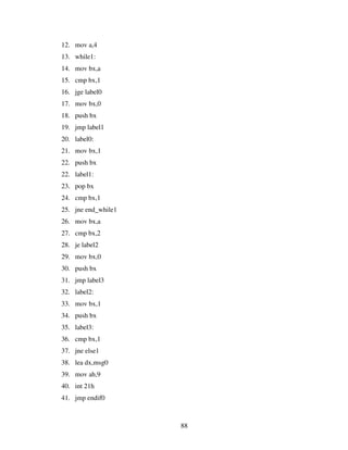 Design And Implementation Of A Bangla Compiler