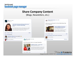 Share Company Content
(Blogs, Newsletters, etc.)
 