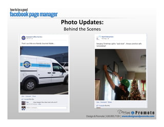 Photo Updates:
Behind the Scenes
 