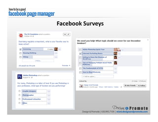 Facebook Surveys
 