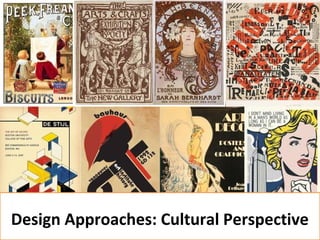 Design Approaches: Cultural Perspective
 