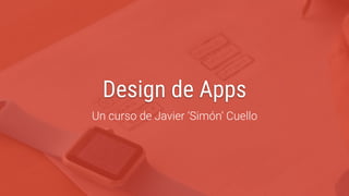 Curso de Design de Apps
 