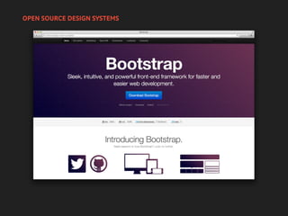 OPEN SOURCE DESIGN SYSTEMS
 
