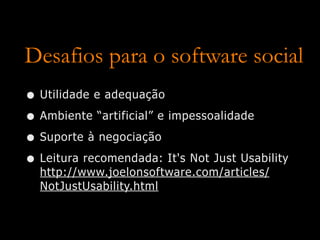 Design de Software Multi-Usuario