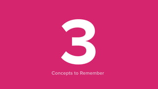 3Concepts to Remember
 