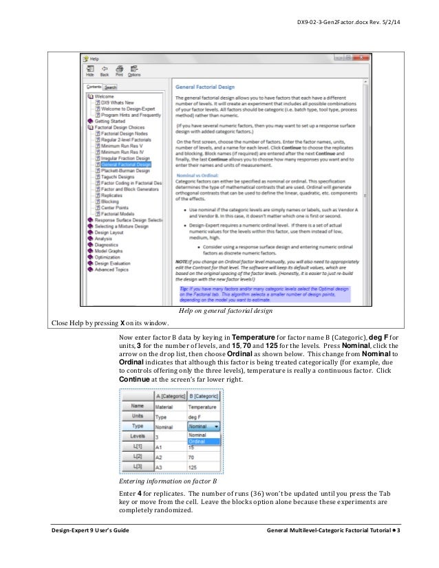 X Factorial Design Analysis Software X Factorial Design Analysis Software