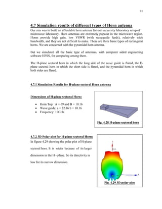 Design horn-antenna using hfss | PDF