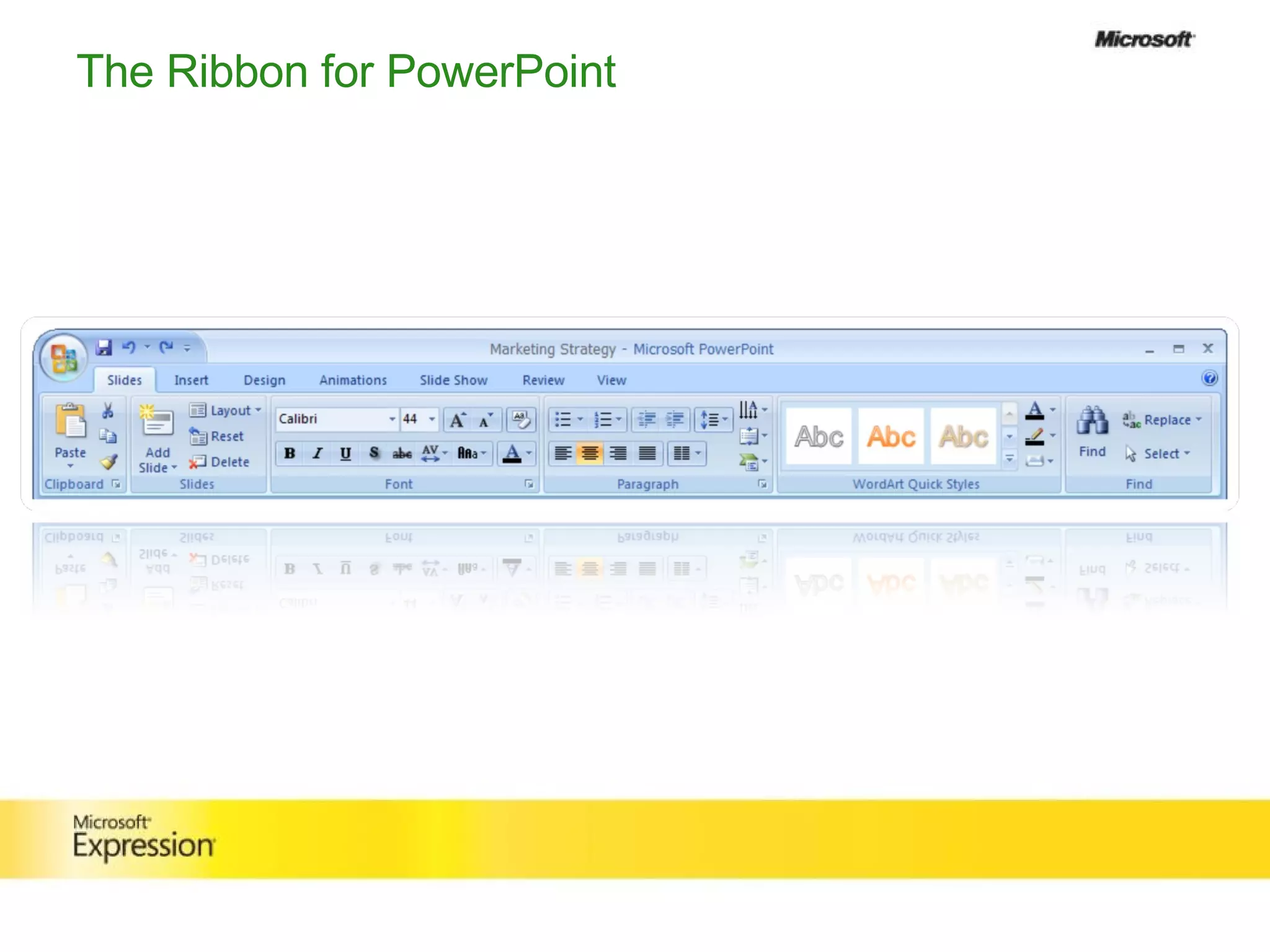 The Ribbon for PowerPoint 