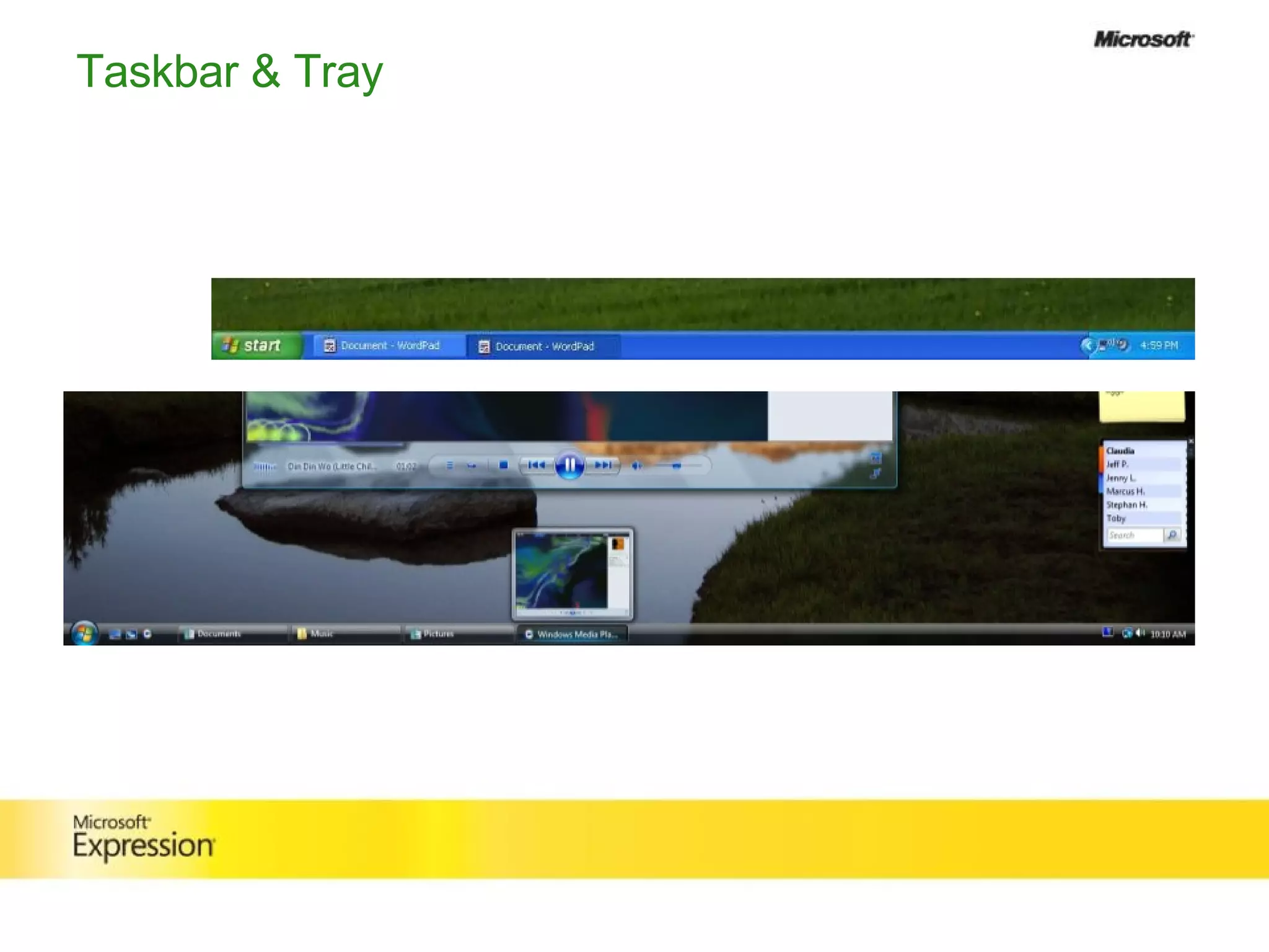Taskbar & Tray 