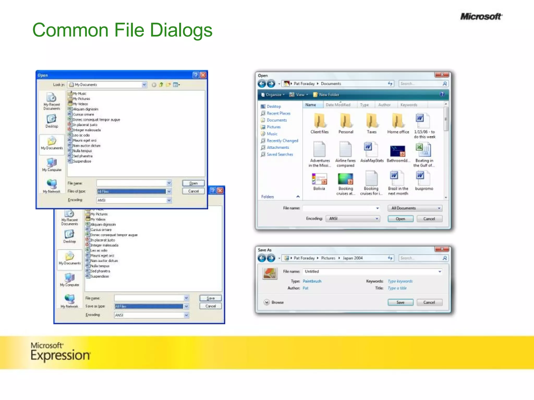 Common File Dialogs 