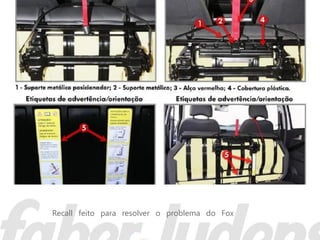 Recall feito para resolver o problema do Fox
 