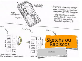 Sketchs ou
 Rabiscos
Liberte-se!
 