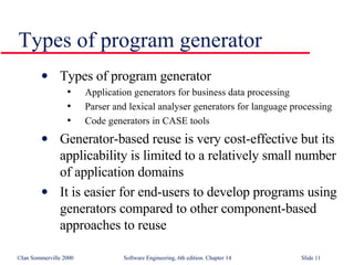 Design Issue(Reuse) in Software Engineering SE14 | PPT
