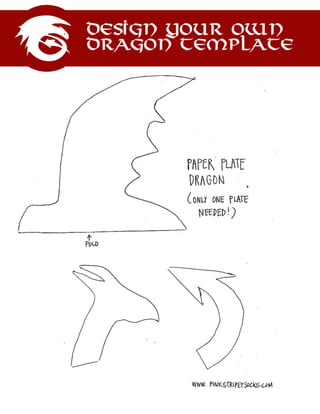 How to Train Your Dragon - Design Your Own Paper Plate Dragon Template | PDF