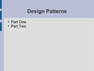 Design Patterns | PPT