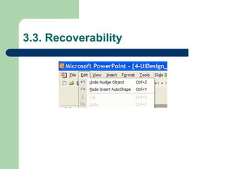 3.3. Recoverability
 