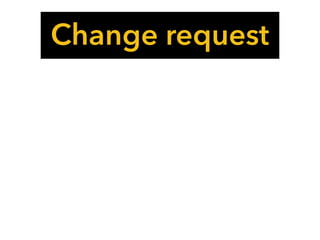 Change request
 