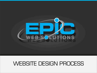 WEBSITE DESIGN PROCESS
 