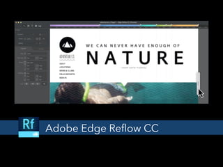 Adobe Edge Reﬂow CC
 