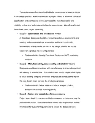 Design Review Mini | PDF