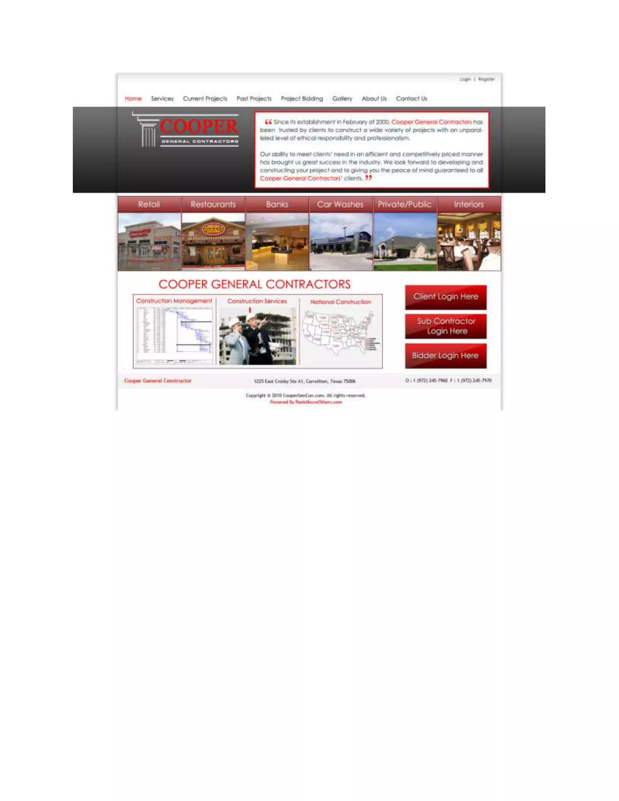 Website Design samples