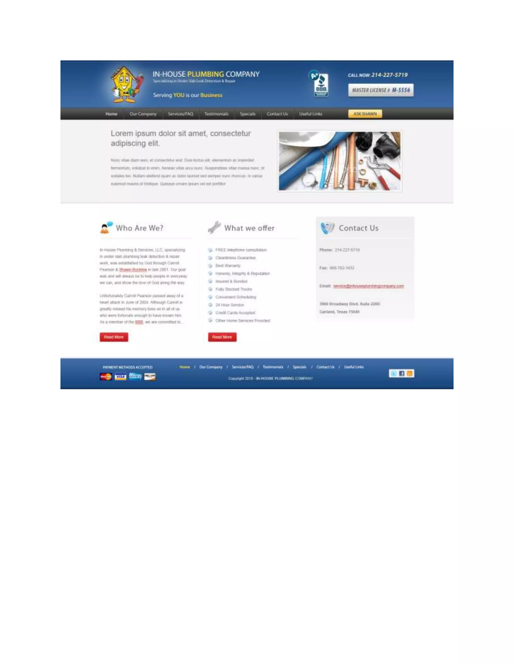 Website Design samples