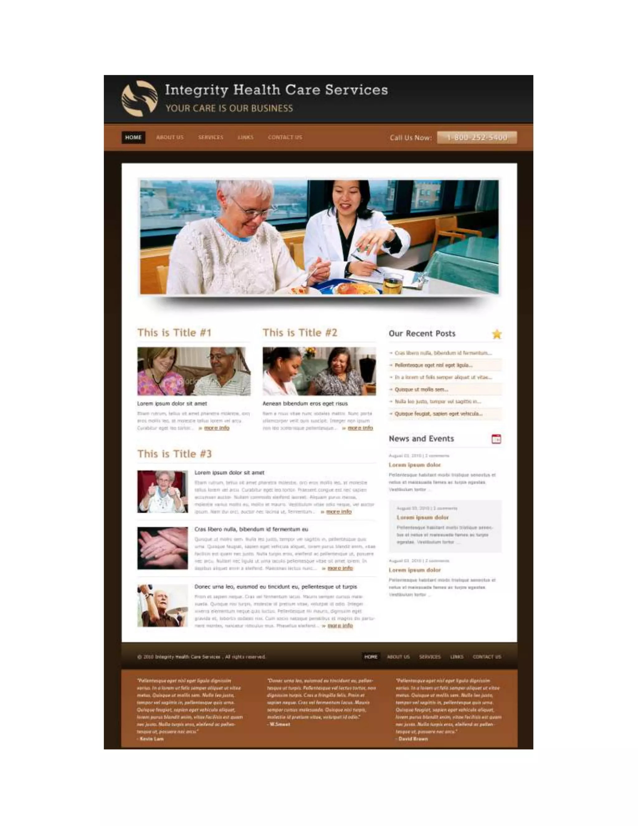 Website Design samples