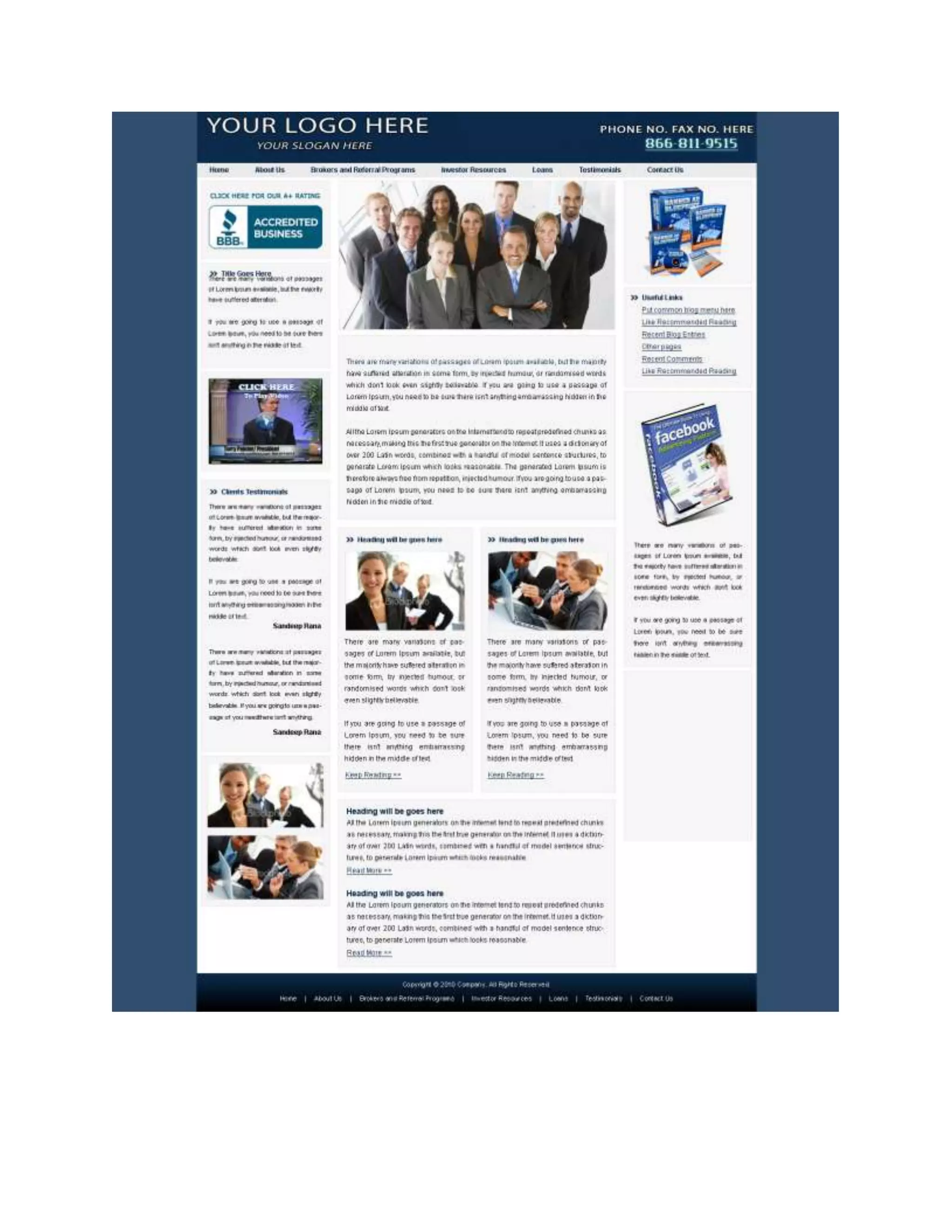 Website Design samples