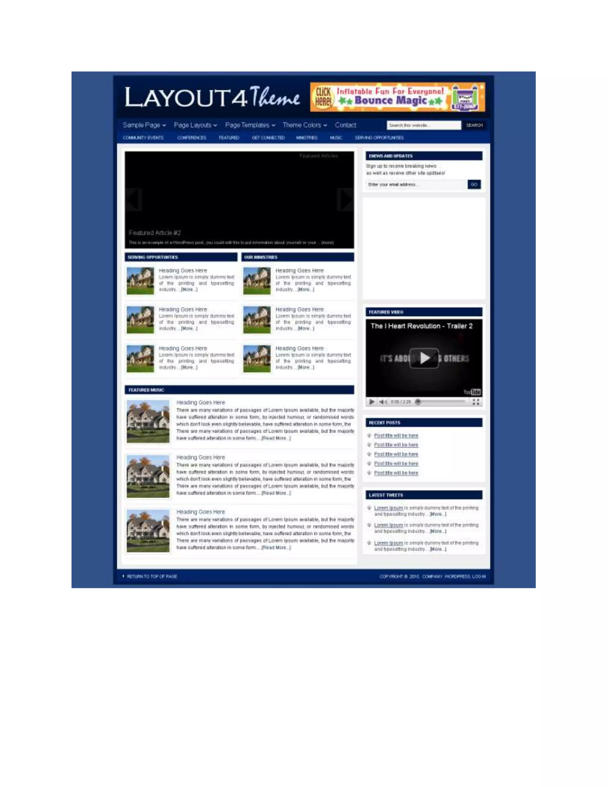 Website Design samples