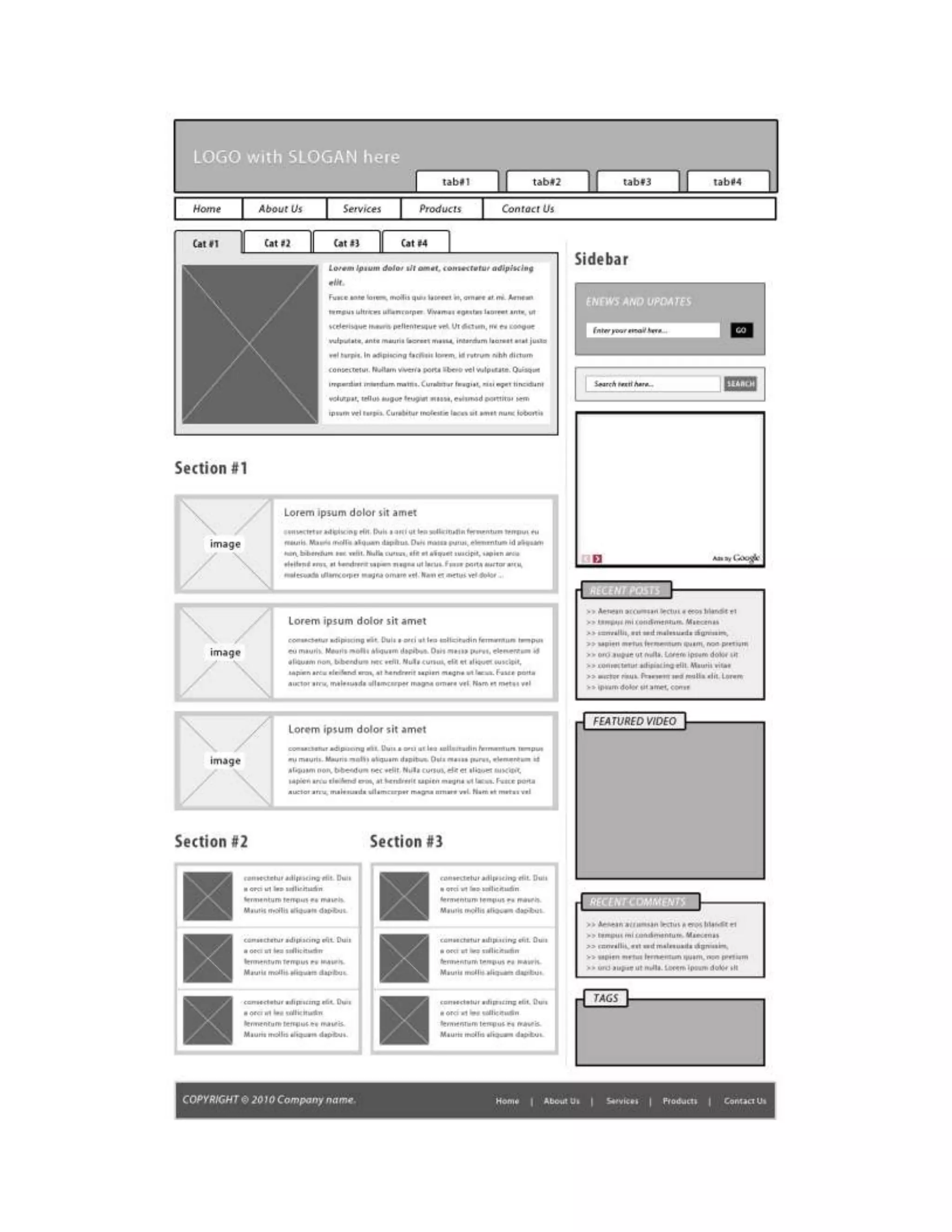 Website Design samples