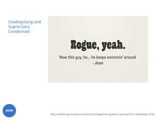 Designstorm: Choosing the Right Typefaces | PDF
