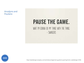 Designstorm: Choosing the Right Typefaces | PDF