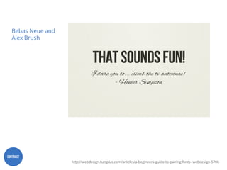 Designstorm: Choosing the Right Typefaces | PDF