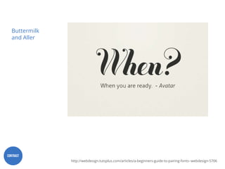 Designstorm: Choosing the Right Typefaces | PDF