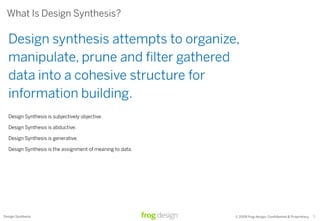 Design Synthesis